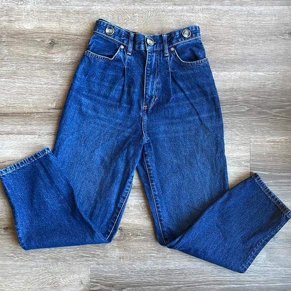 Free people high waisted mom jeans - Picture 3 of 9